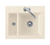 Villeroy & Boch V&B évier encastré Subway 60 XM Flat, blanc pierre Quantité:1