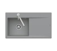 Villeroy & Boch V&B Évier encastré Subway Style 50 Flat gauche, avec garniture vidage, excentrique, blanc alp C-plus Quantité:1