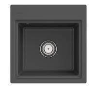 Villeroy & Boch V&B Évier encastré Subway Style 50 S Flat, droite, avec égouttoir, graphite C-plus Quantité:1