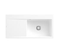Villeroy & Boch V&B évier encastré Subway Style 60 Flat droite, avec garniture, blanc C-plus Quantité:1