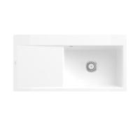 Villeroy & Boch V&B Évier encastré Subway Style 60 Flat droite, avec garniture vidage, blanc satin C-plus Quantité:1