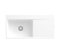 Villeroy & Boch V&B Évier encastré Subway Style 60 Flat gauche, avec garniture, blanc C-plus Quantité:1