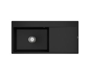 Villeroy & Boch V&B Évier encastré Subway Style 60 Flat gauche, avec garniture, robinet, Chrome CeramicPlus Quantité:1