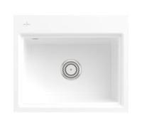 Villeroy & Boch V&B Évier encastré Subway Style 60 S Flat droite, avec garniture, blanc alpin Quantité:1