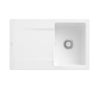 Villeroy & Boch V&B Évier Siluet 45 m Kit vidage, manuel, blanc sn CeramicPlus Quantité:1