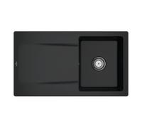 Villeroy & Boch V&B Évier Siluet 50 m Garniture vidage, commande manuelle, noir pur Quantité:1