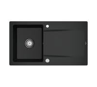 Villeroy & Boch V&B Évier Siluet 50 m Garniture vidage, excentrique, noir pur Quantité:1