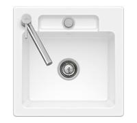 Villeroy & Boch V&B Évier Siluet 50 S, céramique CeramicPlus amande Quantité:1