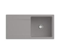 Villeroy & Boch V&B Évier Siluet 60 cm avec garniture d'évacuation, rond avec commande manuelle, fossil Quantité:1