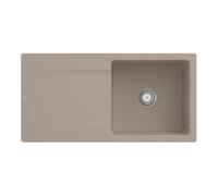 Villeroy & Boch V&B Évier Siluet 60 cm avec garniture vidage, rond avec commande manuelle, amande Quantité:1