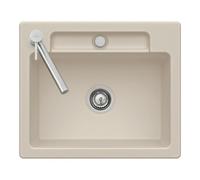 Villeroy & Boch V&B Évier Siluet 60 S, céramique CeramicPlus, avec égouttoir Quantité:1