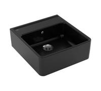 Villeroy & Boch V&B Évier simple avec garniture de vidage, poignée, CeramicPlus chromé Quantité:1