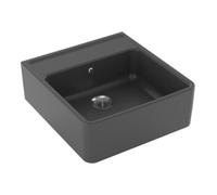 Villeroy & Boch V&B Évier simple avec garniture de vidage, poignée, graphite CeramicPlus Quantité:1