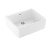 Villeroy & Boch V&B Évier simple bac 60 x m avec garniture vidage, poignée, céramique blanche CeramicPlus Quantité:1
