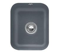 Villeroy & Boch V&B Évier sous-plan Cisterna 45 avec garniture vidage, mitigeur, CeramicPlus graphite Quantité:1