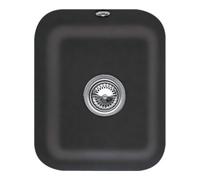 Villeroy & Boch V&B Évier sous-plan Cisterna 45 m, garniture vidage, commande manuelle, noir pur Quantité:1