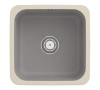 Villeroy & Boch V&B Évier sous-plan Cisterna 50 avec garniture vidage, mitigeur, fossil CeramicPlus Quantité:1
