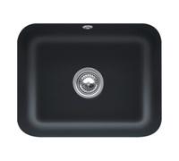 Villeroy & Boch V&B Évier sous-plan Cisterna 60C avec garniture vidage, commande manuelle, noir pur Quantité:1