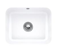 Villeroy & Boch V&B Évier sous-plan Cisterna 60C avec garniture vidage, excentrique, blanc brillant C-plus Quantité:1