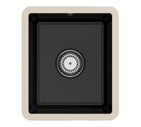 Villeroy & Boch V&B Évier sous-plan Subway 45 SU avec garniture vidage, commande manuelle, pure black Quantité:1