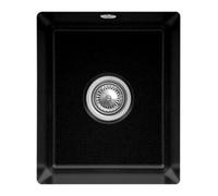 Villeroy & Boch V&B Évier sous-plan Subway 45 SU avec garniture vidage, excentrique, Chrome CeramicPlus Quantité:1