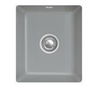 Villeroy & Boch V&B Évier sous-plan Subway 45 SU avec garniture vidage, excentrique, noir pur Quantité:1