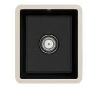 Villeroy & Boch V&B Évier sous-plan Subway 45 SU avec garniture vidage, poignée, CeramicPlus chromé Quantité:1