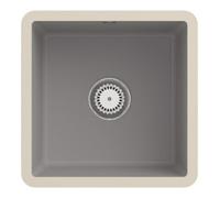 Villeroy & Boch V&B Évier sous-plan Subway 50 SU avec garniture vidage, mitigeur, fossil CeramicPlus Quantité:1