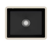 Villeroy & Boch V&B Évier sous-plan Subway 60 SU avec garniture vidage, commande manuelle, CeramicPlus chromite Quantité:1