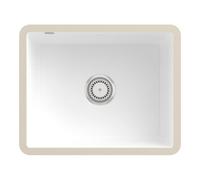 Villeroy & Boch V&B Évier sous-plan Subway 60 SU avec garniture vidage, mitigeur, blanc CeramicPlus Quantité:1