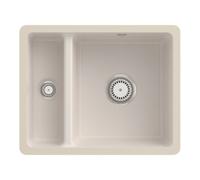 Villeroy & Boch V&B Évier sous-plan Subway 60 XU avec garniture vidage, poignée, crema CeramicPlus Quantité:1