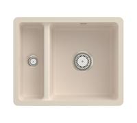 Villeroy & Boch V&B Évier sous-plan Subway 60 XU avec garniture vidage, robinet, ivoire CeramicPlus Quantité:1