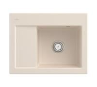 Villeroy & Boch V&B Évier Subway 45 Compact dr, avec garniture vidange, robinet, ivoire CeramicPlus Quantité:1