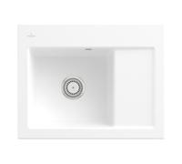 Villeroy & Boch V&B Évier Subway 45 Compact G, avec garniture, robinetterie, acier blanc C-plus Quantité:1
