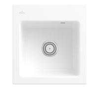 Villeroy & Boch V&B Évier Subway 45 XS avec garniture, mitigeur, blanc sn CeramicPlus Quantité:1