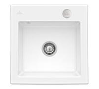 Villeroy & Boch V&B Évier Subway 50 S avec garniture vidange, excentrique, sn blanc CeramicPlus Quantité:1