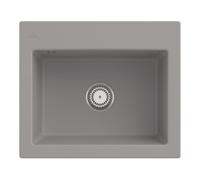 Villeroy & Boch V&B Évier Subway 60 S avec garniture vidage, robinet, fossil CeramicPlus Quantité:1