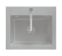 Villeroy & Boch V&B Évier Subway 60 S, céramique CeramicPlus graphite Quantité:1