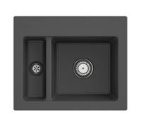 Villeroy & Boch V&B Évier Subway 60 XM avec garniture vidage, robinet, graphite CeramicPlus Quantité:1