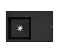 Villeroy & Boch V&B Évier Subway Style 45 gauche, avec garniture vidage, poignée, Chrome CeramicPlus Quantité:1