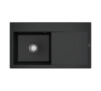 Villeroy & Boch V&B Évier Subway Style 50 G, avec garniture vidange, manuel, noir pur Quantité:1