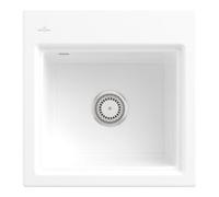 Villeroy & Boch V&B Évier Subway Style 50 S avec vidage, robinet, mitigeur, blanc alpin C-plus Quantité:1