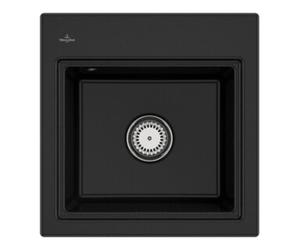 Villeroy & Boch V&B Évier Subway Style 50 S Grille, L, avec garniture vidage, robinetterie, chrome C-plus Quantité:1