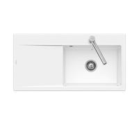 Villeroy & Boch V&B Évier Subway Style 60 D, avec garniture vidage, excentrique, blanc alp C-plus Quantité:1