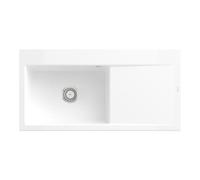 Villeroy & Boch V&B Évier Subway Style 60 li, avec garniture d'évacuation, poignée, blanc alp C-plus Quantité:1