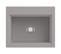 Villeroy & Boch V&B Évier Subway Style 60S à gauche, avec robinet + grille, fossil C-plus Quantité:1