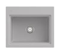 Villeroy & Boch V&B Évier Subway Style 60S, garniture vidange, mitigeur + grille, steam C-plus Quantité:1