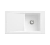 Villeroy & Boch V&B Évier Timeline 50 m Ensemble vidage, manuel, blanc alpin CeramicPlus Quantité:1