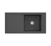 Villeroy & Boch V&B Évier Timeline 60 cm avec garniture de vidage, mitigeur, graphite CeramicPlus Quantité:1