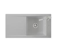 Villeroy & Boch V&B Évier Timeline 60 cm avec garniture vidage, bac à vaisselle, CeramicPlus chromite Quantité:1